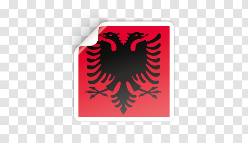 Flag Of Albania Albanian Greater T-shirt - Kosovo Transparent PNG