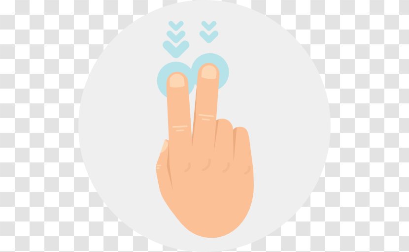 Gestures Collection - Multitouch - Finger Transparent PNG