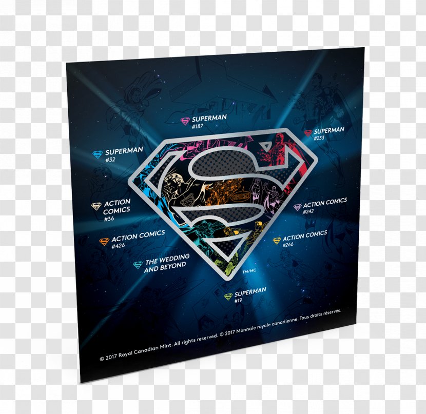 Superman Wonder Woman Superhero DC Comics - Metallic SuperMan Logo Transparent PNG