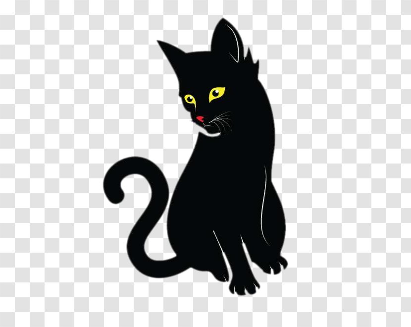 Bombay Cat Korat Black Kitten Clip Art - Like Mammal Transparent PNG