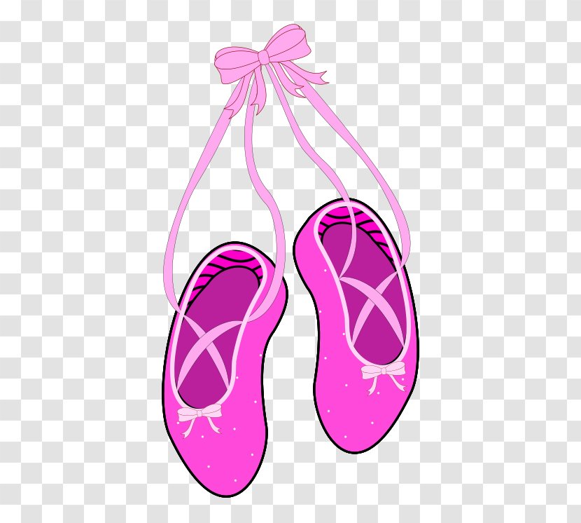 Slipper Ballet Shoe Dancer Clip Art - Pink Shoes Cliparts Transparent PNG
