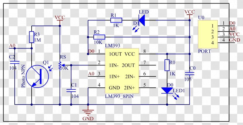 Flame Detector Circuit Diagram Wiring Sensor Electronic - Area Transparent PNG