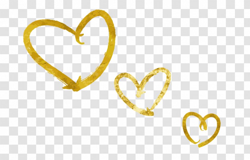 Love Qixi Festival Valentines Day - Body Jewelry - Golden Elements Transparent PNG
