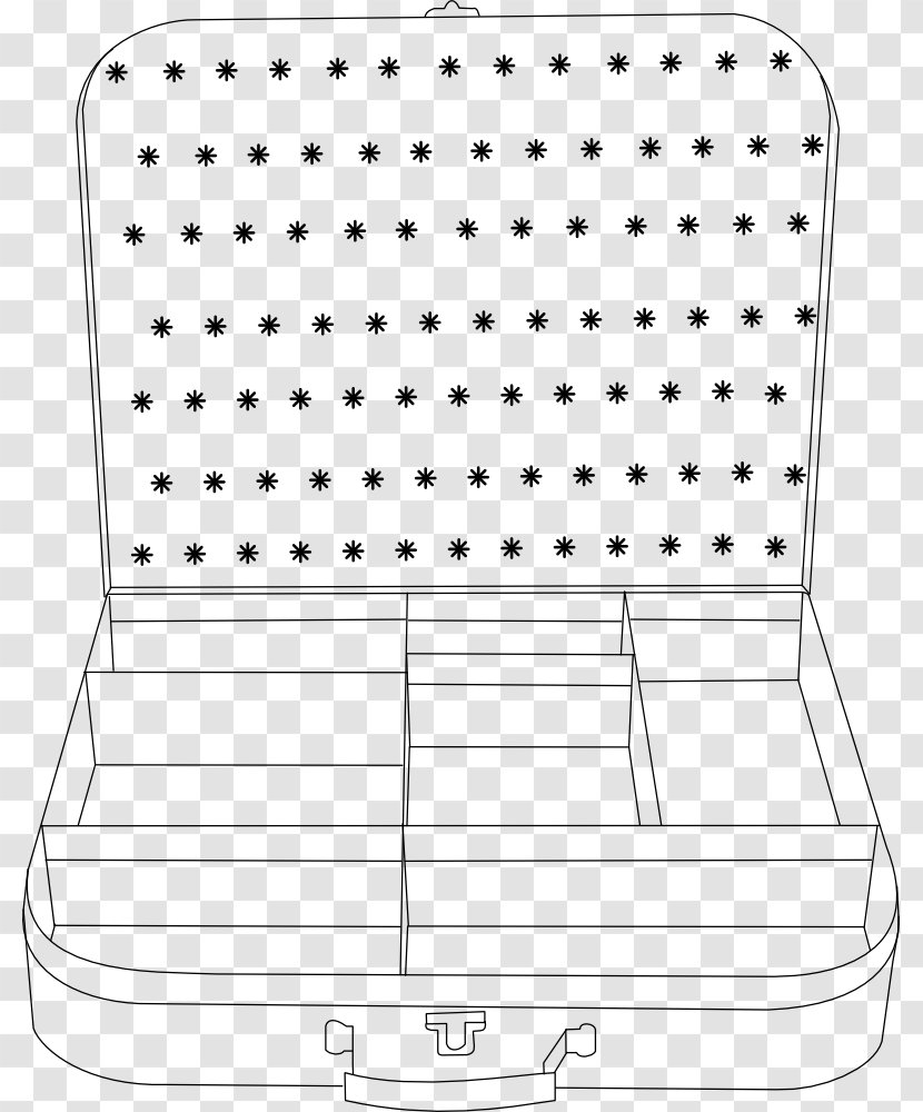 Suitcase Baggage Clip Art - Line Transparent PNG