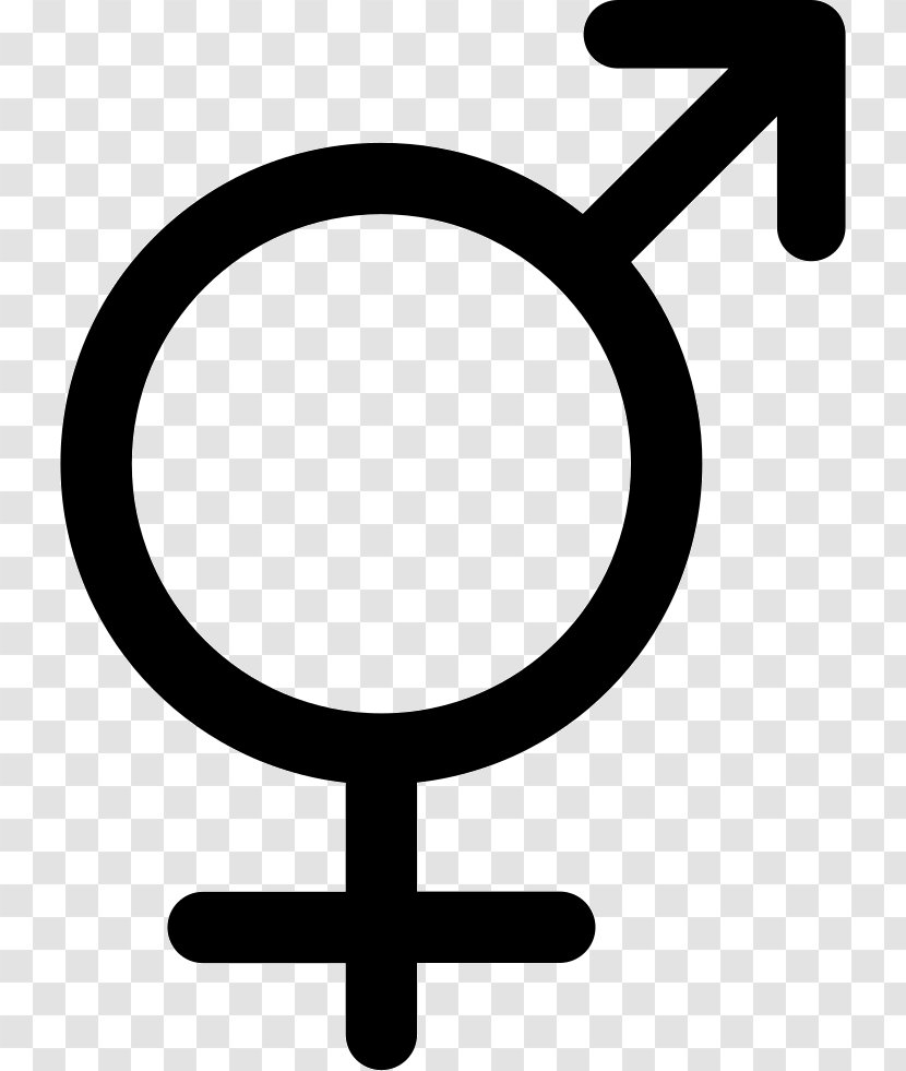 Intersex Gender Symbol Female - Frame Transparent PNG
