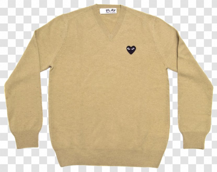 T-shirt Sweater Sleeve Comme Des Garçons Neckline Transparent PNG