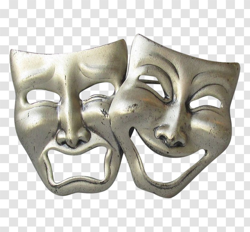 Sock And Buskin Mask Theatre Tragedy Drama Transparent PNG