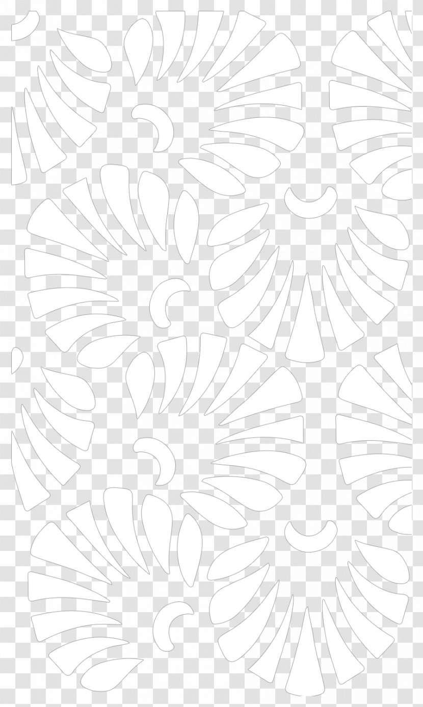 White Floral Design Angle Wallpaper - Petal - French Pattern Transparent PNG