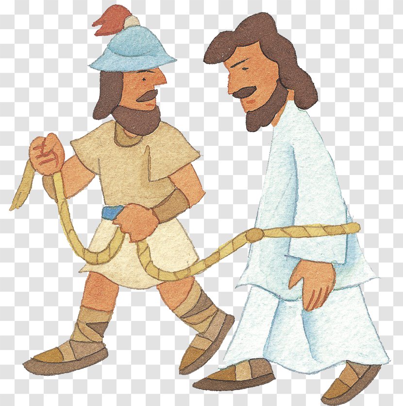 Clip Art - Prisoner - The Walked With A Rope Transparent PNG