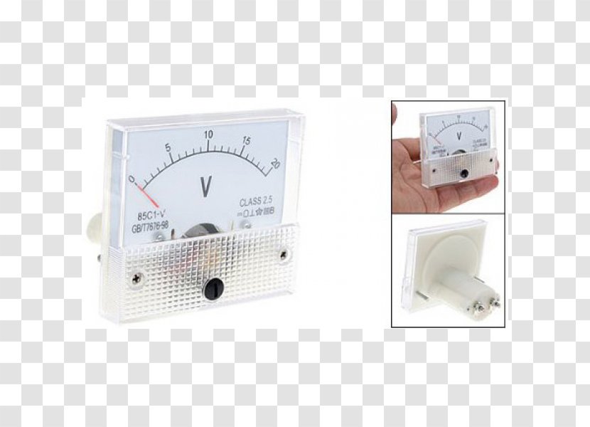 Voltmeter Ammeter Alternating Current Electric Potential Difference Analog Signal - Measuring Instrument Transparent PNG