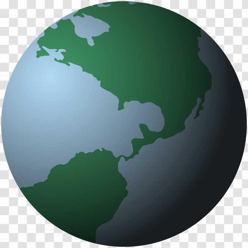 Earth Clip Art Globe Image - Green Transparent PNG