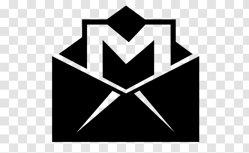 Logo Gmail - Monochrome Transparent PNG