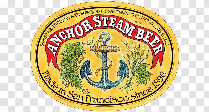 Anchor Brewing Company Steam Beer Ale - Badge Transparent PNG