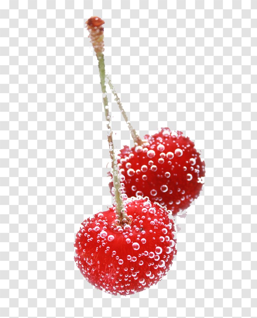 Cherry Fruit Strawberry - Drop - Drops Transparent PNG