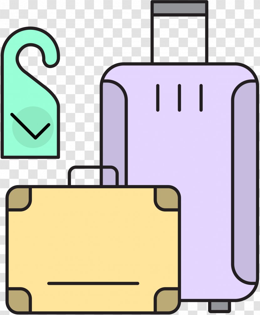 Clip Art Product Design Angle Line - Suitcase - Technology Transparent PNG