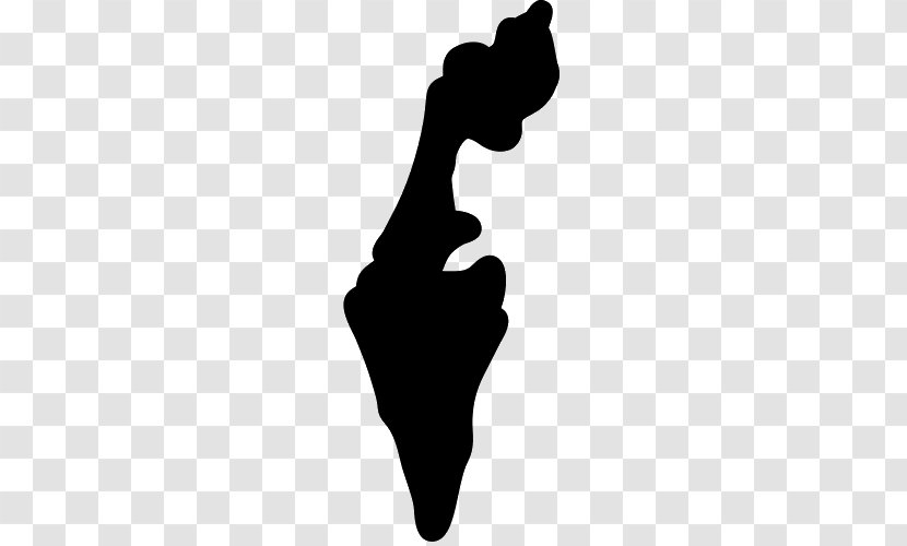 Israel Stencil Silhouette - Mossad Transparent PNG