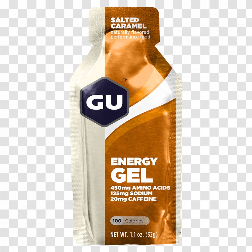 GU Energy Labs Gel Drink Carbohydrate Calorie - Flavor - Caramel Transparent PNG