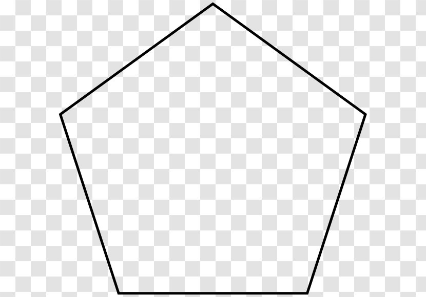 Regular Polygon Pentagone Régulier Convexe Polytope - Rectangle - Shape Transparent PNG