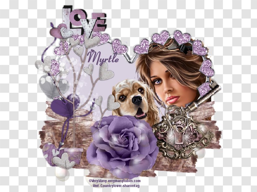 Puppy Love Purple Flower Bouquet - Good Morning Monday Transparent PNG