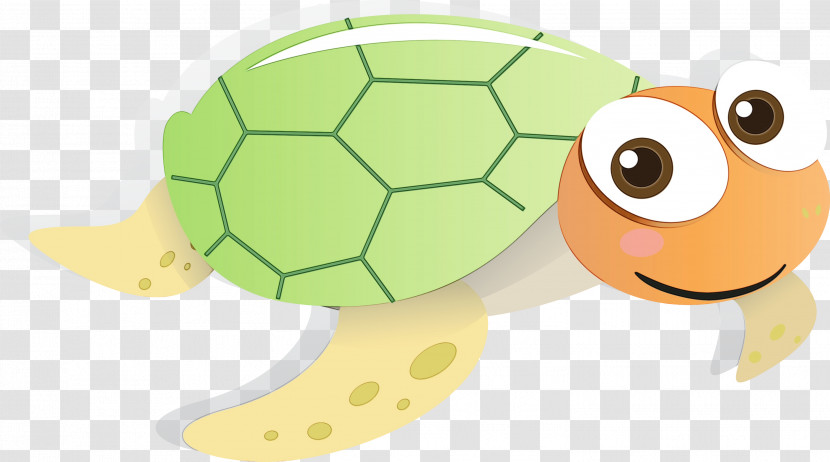 Tortoise Turtle Cartoon Green Sea Turtle Transparent PNG