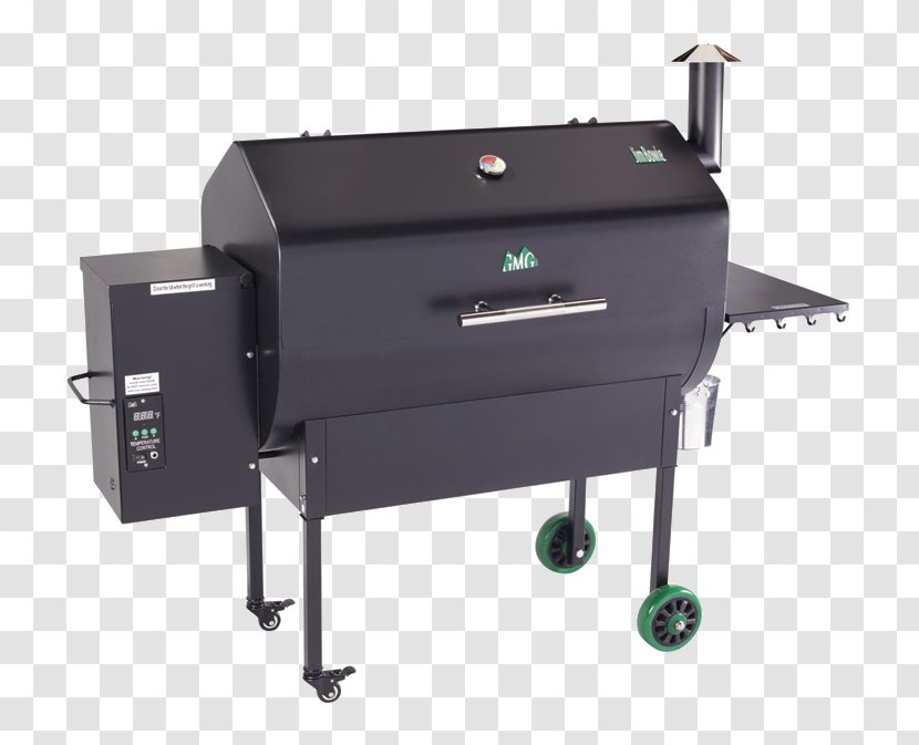 Barbecue BBQ Smoker Pellet Grill Smoking Grilling - Green Mountain Grills Davy Crockett Wifi Transparent PNG