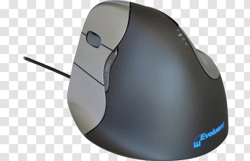 Computer Mouse Evoluent VerticalMouse 4 Wired Wireless Keyboard Human Factors And Ergonomics Transparent PNG