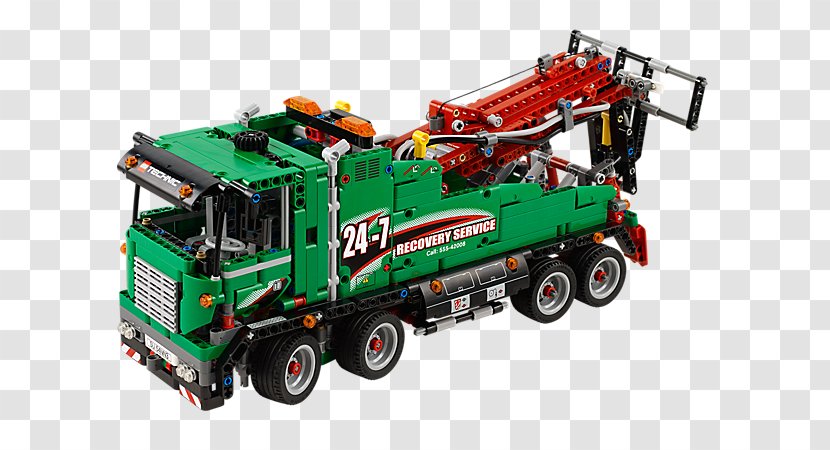 LEGO Technic 42008 Service Truck Amazon.com Mindstorms - Lego - Crane Build Transparent PNG