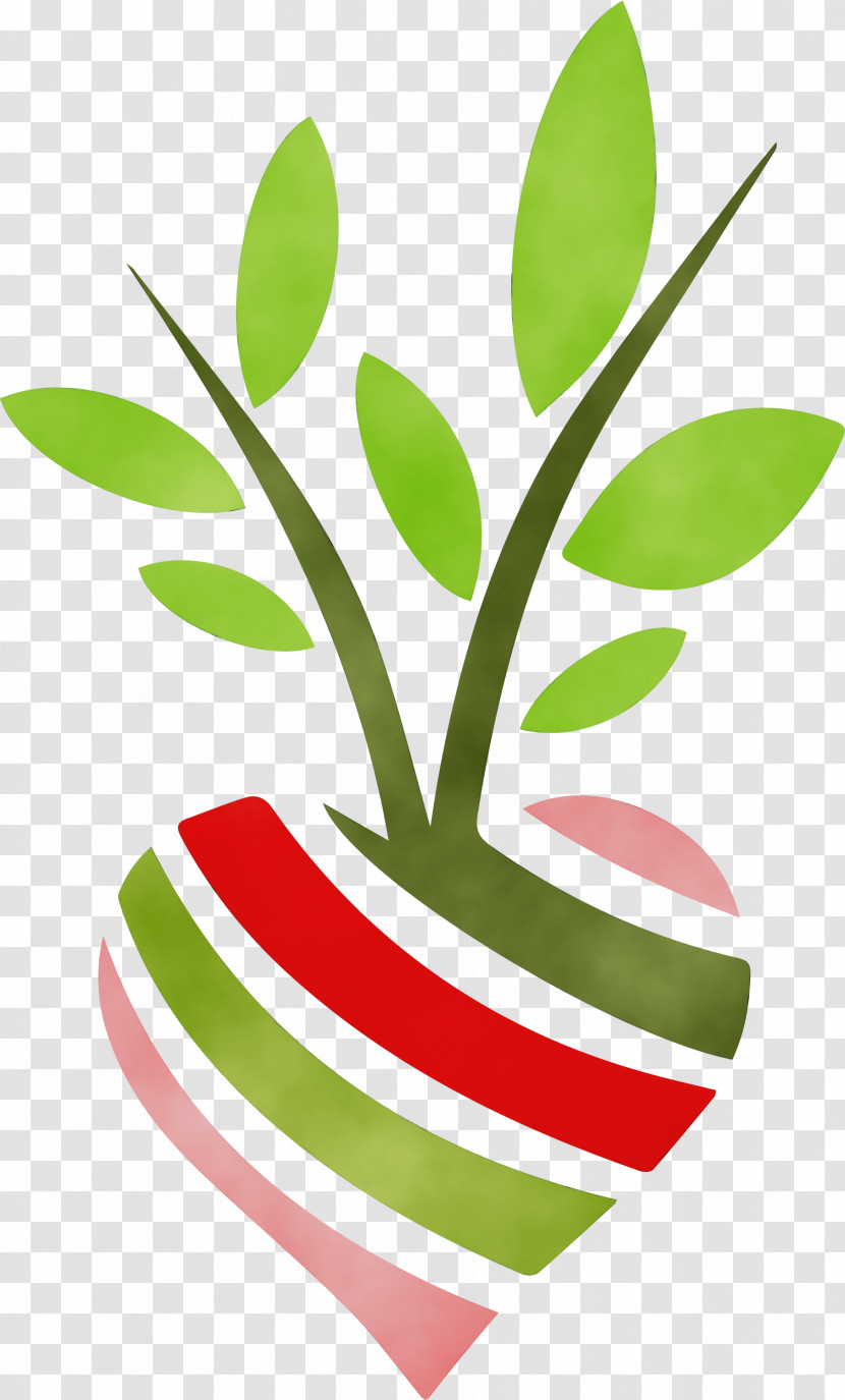 Plant Stem Leaf Flower Green Line Transparent PNG
