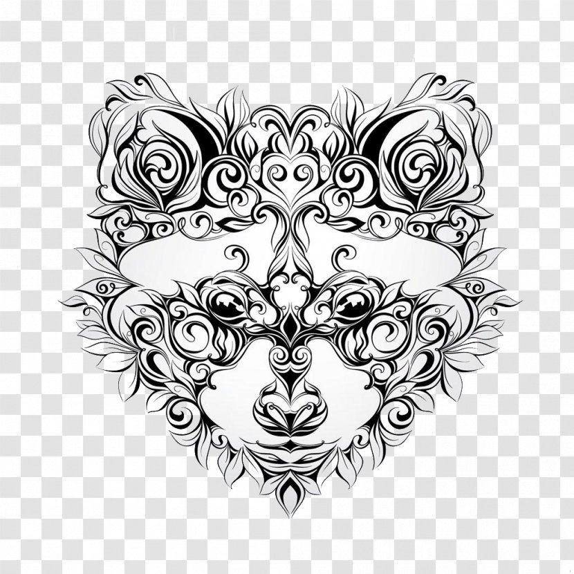 Raccoon Tattoo Drawing Flash Sketch - Cartoon - European Style Illustrations Wolf Head Transparent PNG