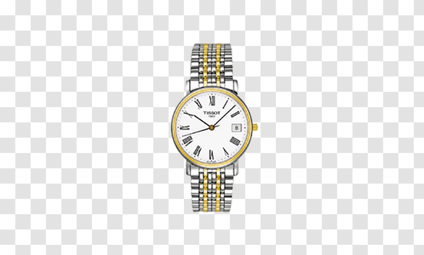 Tissot Watch Jewellery Quartz Clock Movement - Accessory - Citizen Gold Coffee Color Men's Watches Male Table Transparent PNG