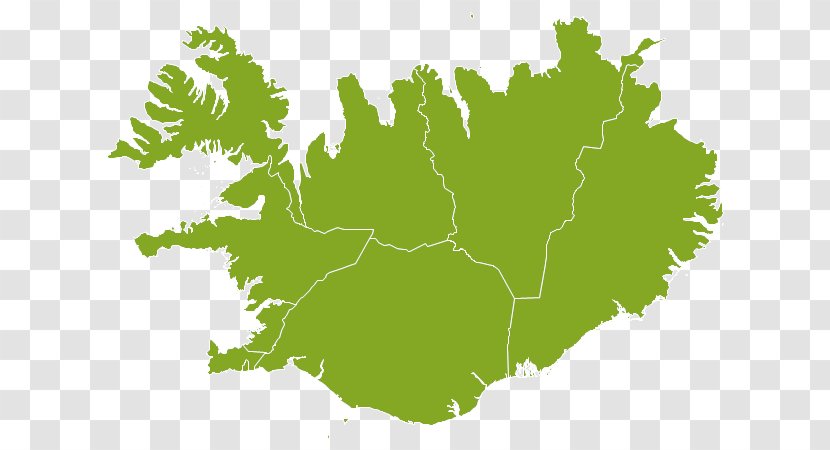 Iceland World Map - Flag Of - Vector Transparent PNG