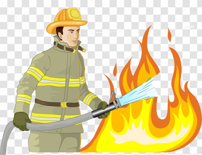 Firefighters Extinguishing - Firefighting - Profession Transparent PNG