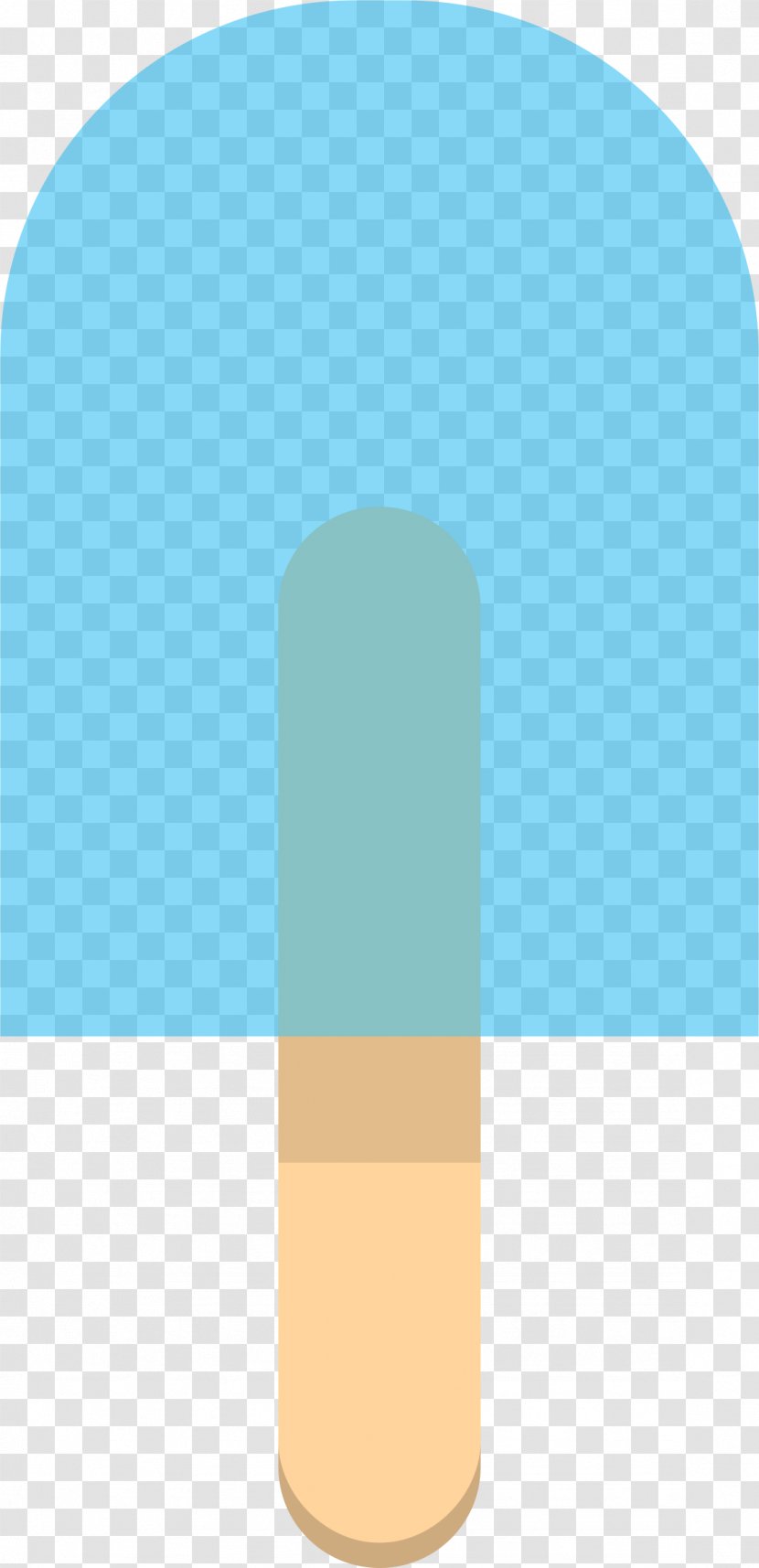 Teal Turquoise Rectangle - Popsicle Transparent PNG