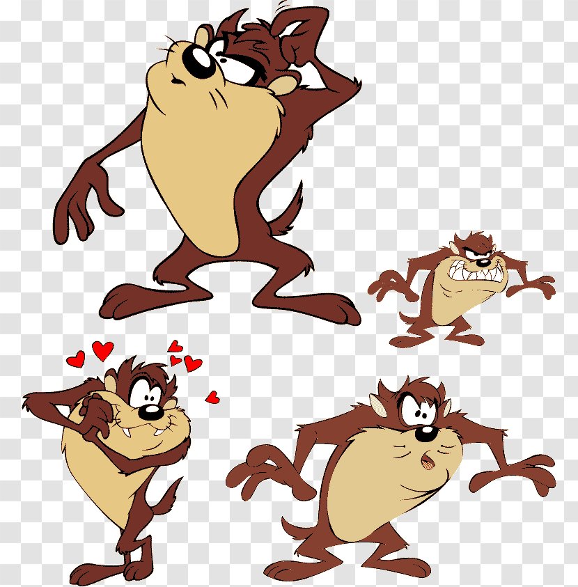 Tasmanian Devil Daffy Duck Looney Tunes - Cartoon Character Transparent PNG