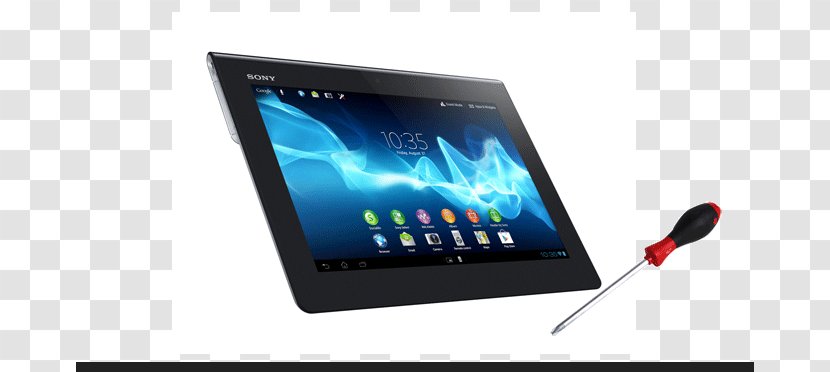 Sony Tablet S Xperia 3 G Display Device - Computers - Technology Transparent PNG