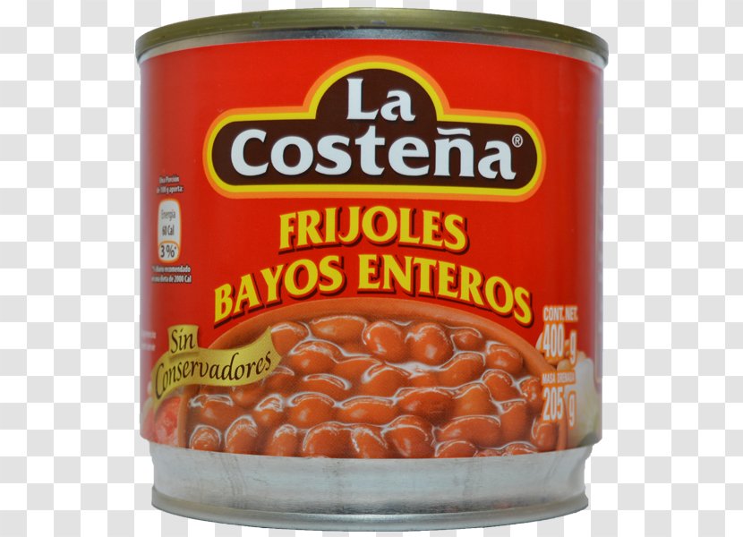 Refried Beans Frijoles Charros Mexican Cuisine Nachos La Costeña - Food Transparent PNG