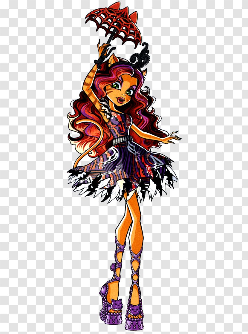Monster High Freak Du Chic Toralei Original Gouls CollectionClawdeen Wolf Doll Toy Transparent PNG