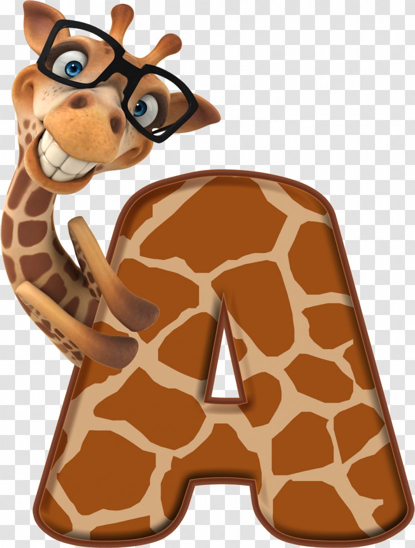 Necktie Alphabet ALFABETOS DECORATIVOS Giraffe Letter - Alfabeto Minnie Transparent PNG