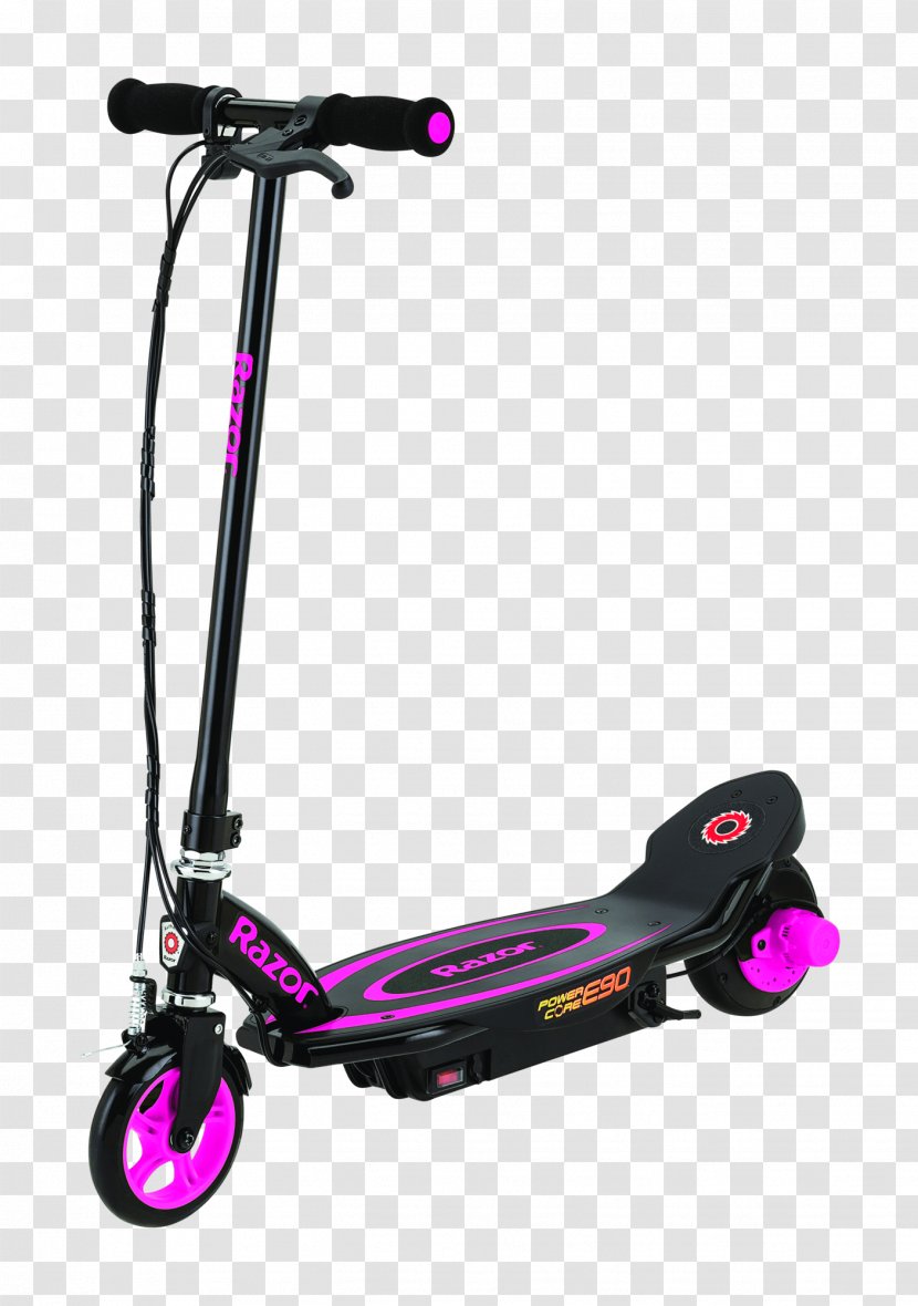 Kick Scooter Electric Vehicle Motorcycles And Scooters Razor USA LLC - Purple Transparent PNG