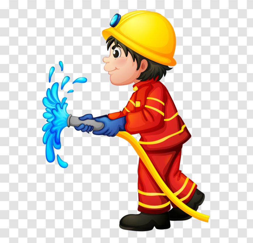 Fireman Cartoon - Toy - Gesture Transparent PNG