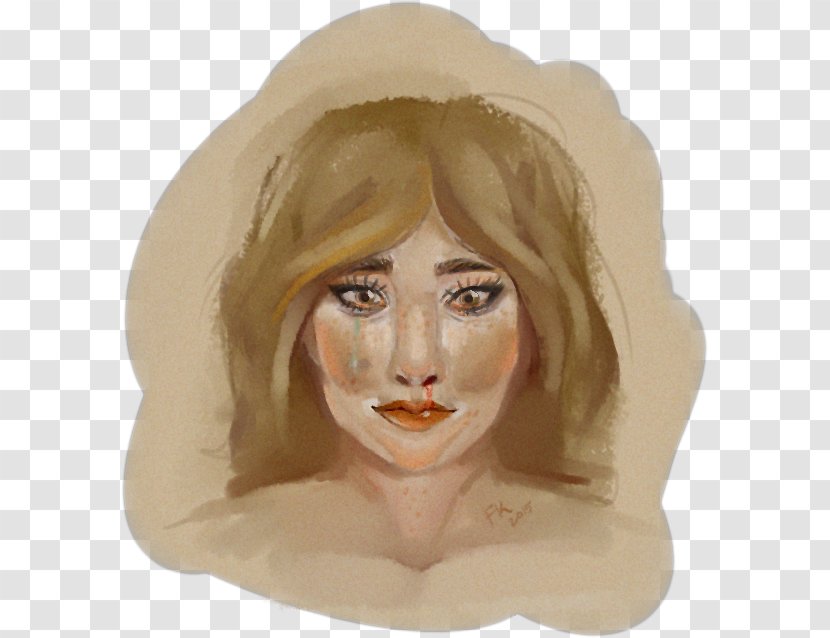 Cheek Figurine Jaw Forehead - Watercolor Kiwi Transparent PNG