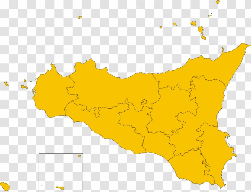 Syracuse Avola Regions Of Italy Kingdom Sicily Consortium Liberum Municipale Syracusanum - Map Transparent PNG