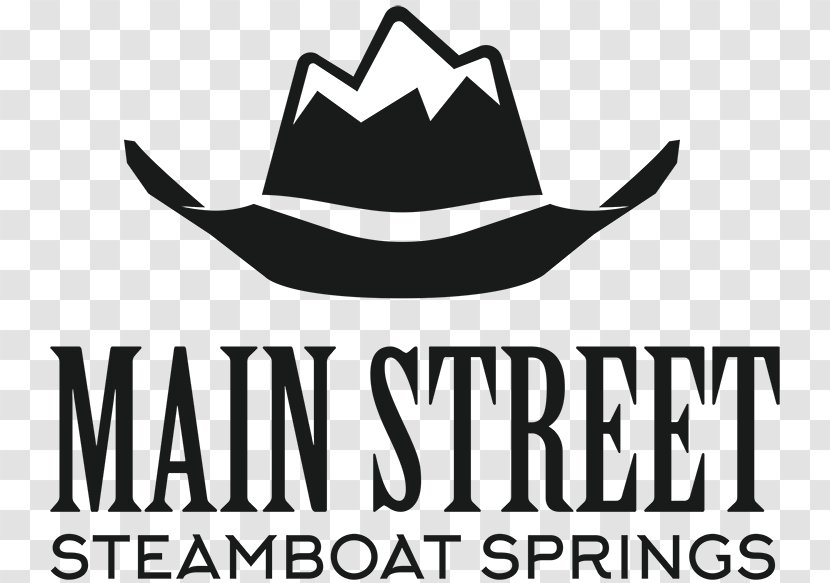 Main Street Steamboat Springs Apparel Co Cowboy Hat And Gifts Logo - Trademark Transparent PNG