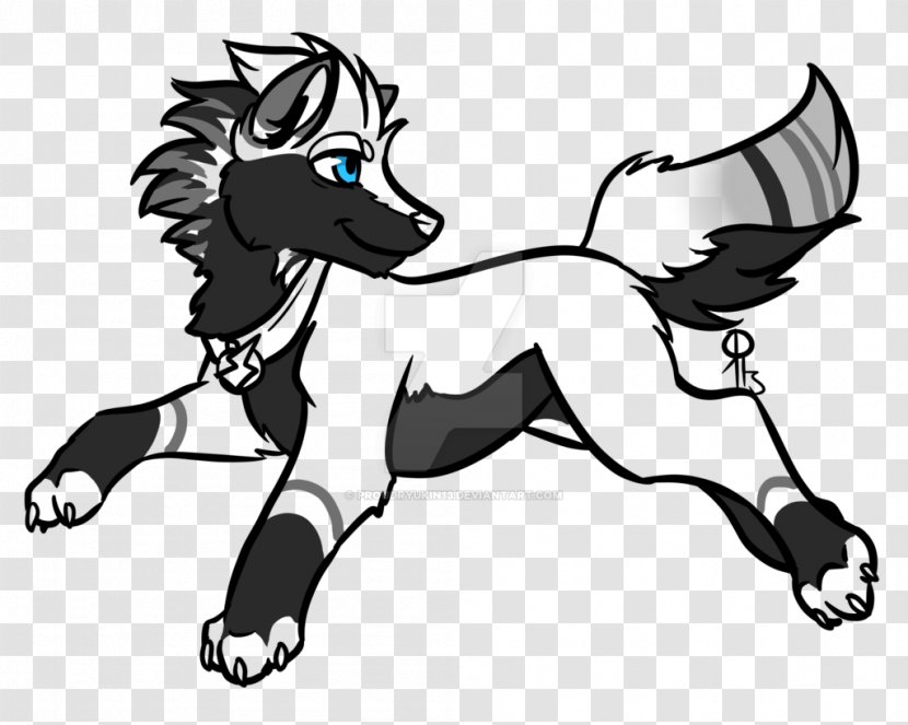 Dog Cat Drawing Horse Clip Art - Ink Line Transparent PNG