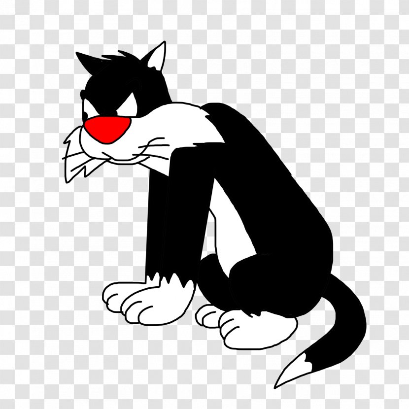 Sylvester Jr. Whiskers Cat Tweety - Jr Transparent PNG