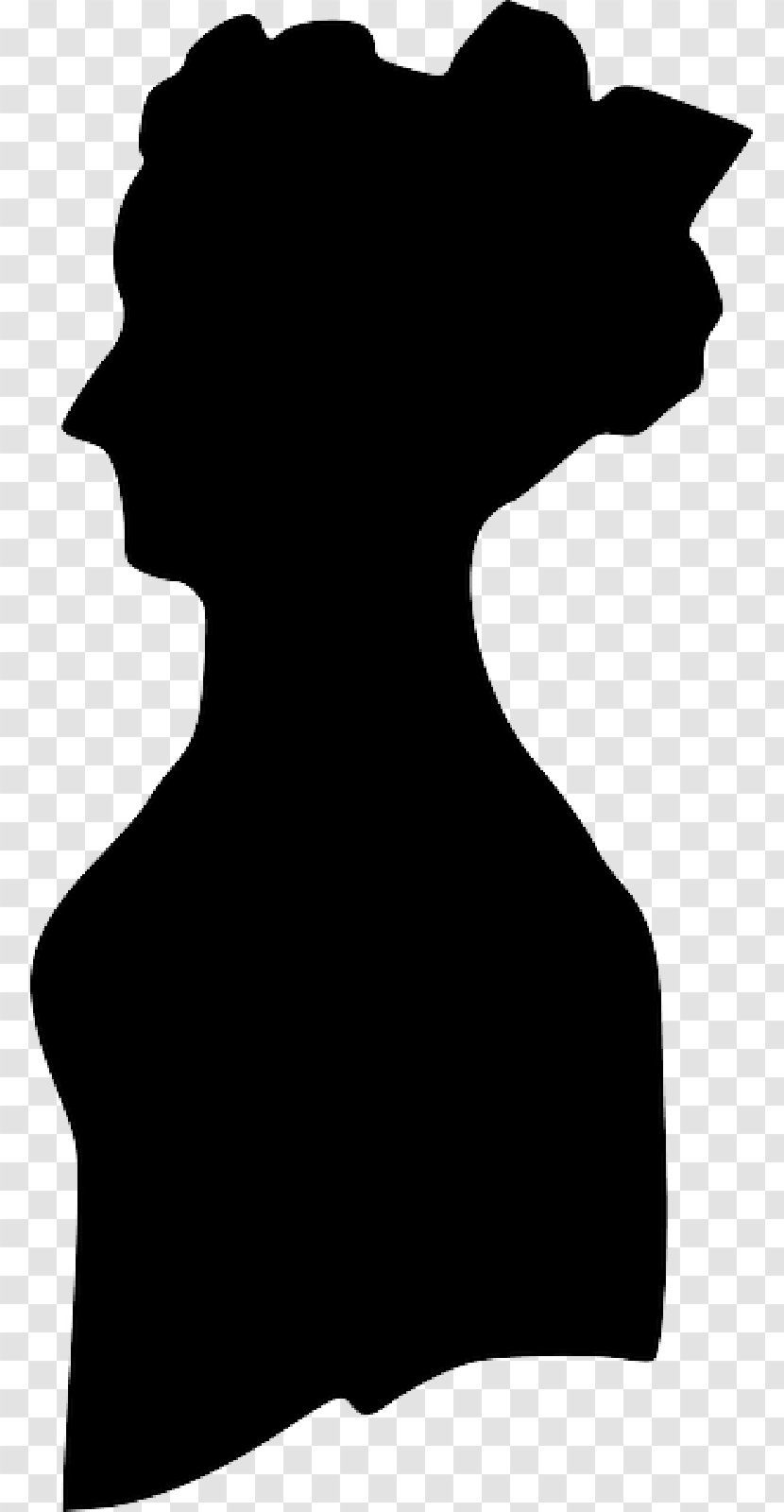 Silhouette Vector Graphics Woman Clip Art Drawing - Portrait - Sillhouette Transparent PNG