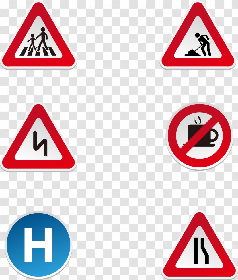 Traffic Sign Royalty-free Clip Art - Light - Vector Hand Painted Road Transparent PNG
