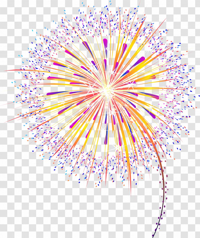 Fireworks Holiday Birthday Clip Art - Celebration Transparent PNG