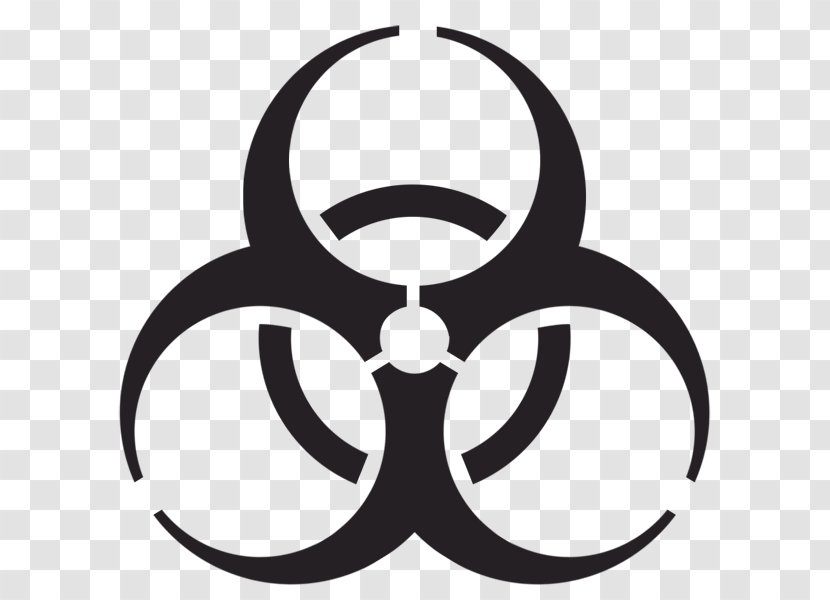 Biological Hazard Symbol Clip Art - Spoke - Biomedical Transparent PNG
