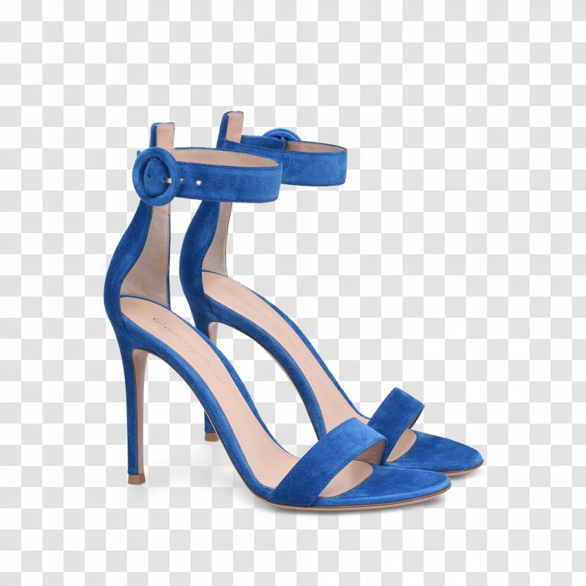 Sandal High-heeled Shoe Absatz Fashion - Cobalt Blue Transparent PNG